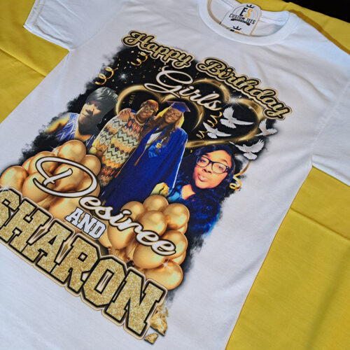 Center Print Shirt (White Shirt)