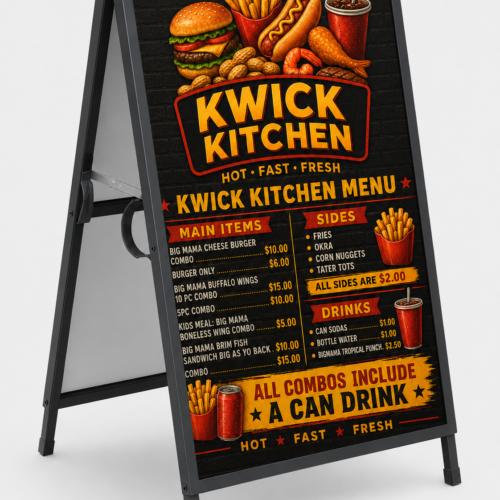 24 x 36 Folding A Frame Sign